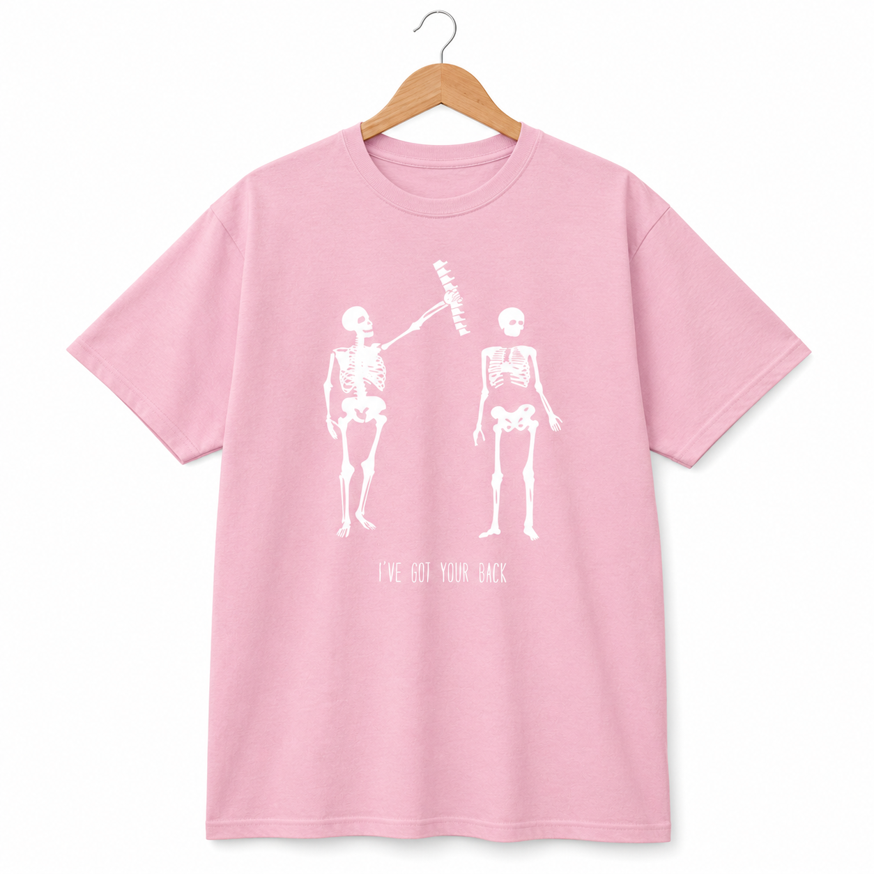 Men's Got Your Back Funny Skeleton T-Shirt Halloween Best Friend Graphic Tee