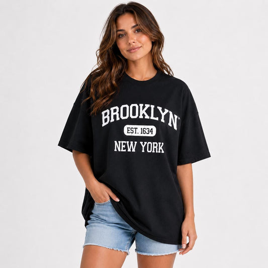 Brooklyn Est. 1634 Vintage Collegiate T-Shirt, Sweatshirt, Hoodie