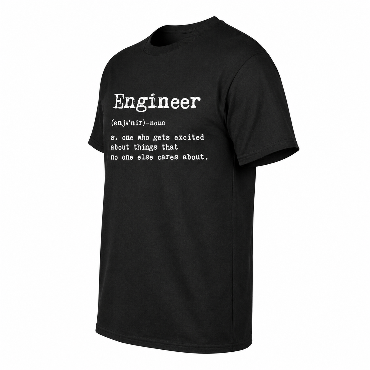 Men's Engineer Definition T-Shirt Funny Sarcastic Science Graphic Tee