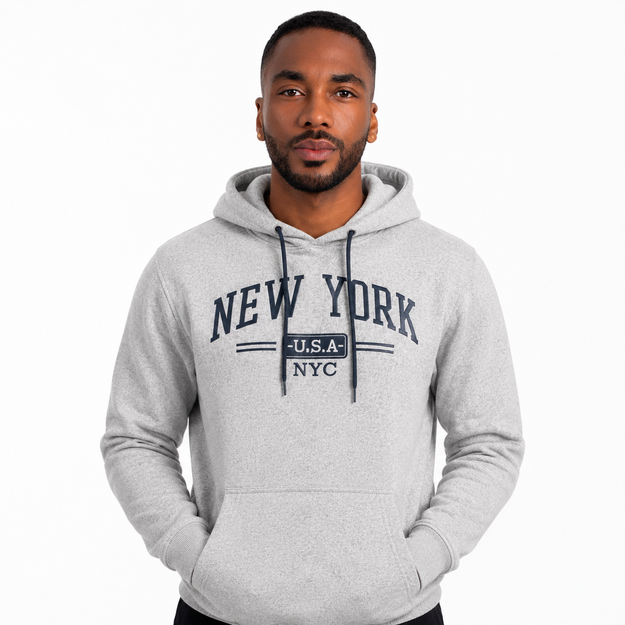 New York City Pullover Hoodie, Unisex Streetwear Sweatshirt, USA MARS FASHION