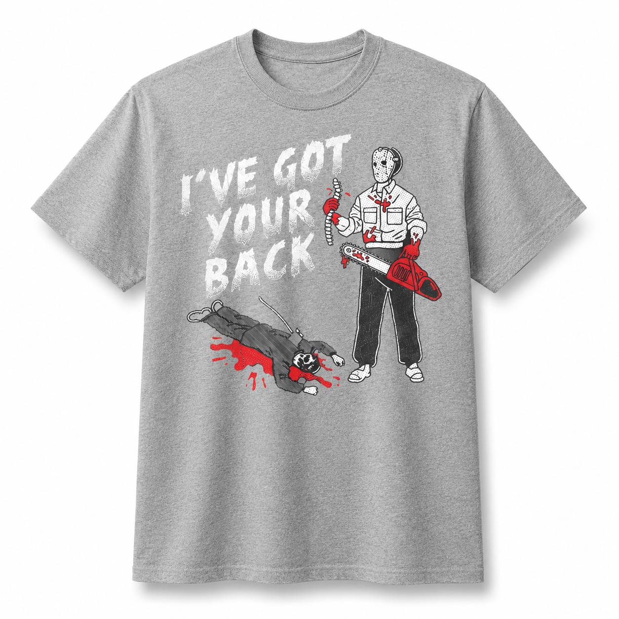 Men's Funny I've Got Your Back T-Shirt Sarcastic Killer Graphic Novelty Tee