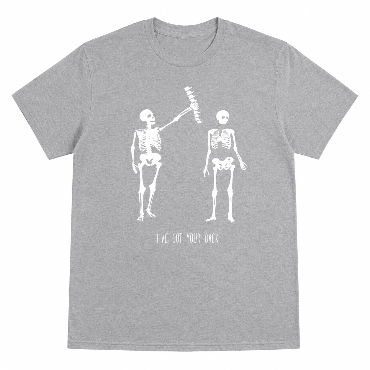 Men's Got Your Back Funny Skeleton T-Shirt Halloween Best Friend Graphic Tee