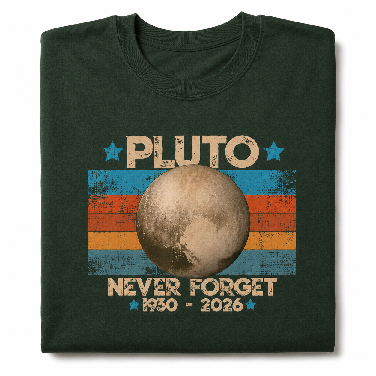 Retro Astronomy Space T-Shirt Vintage Solar System Graphic Tee Men's S-5XL