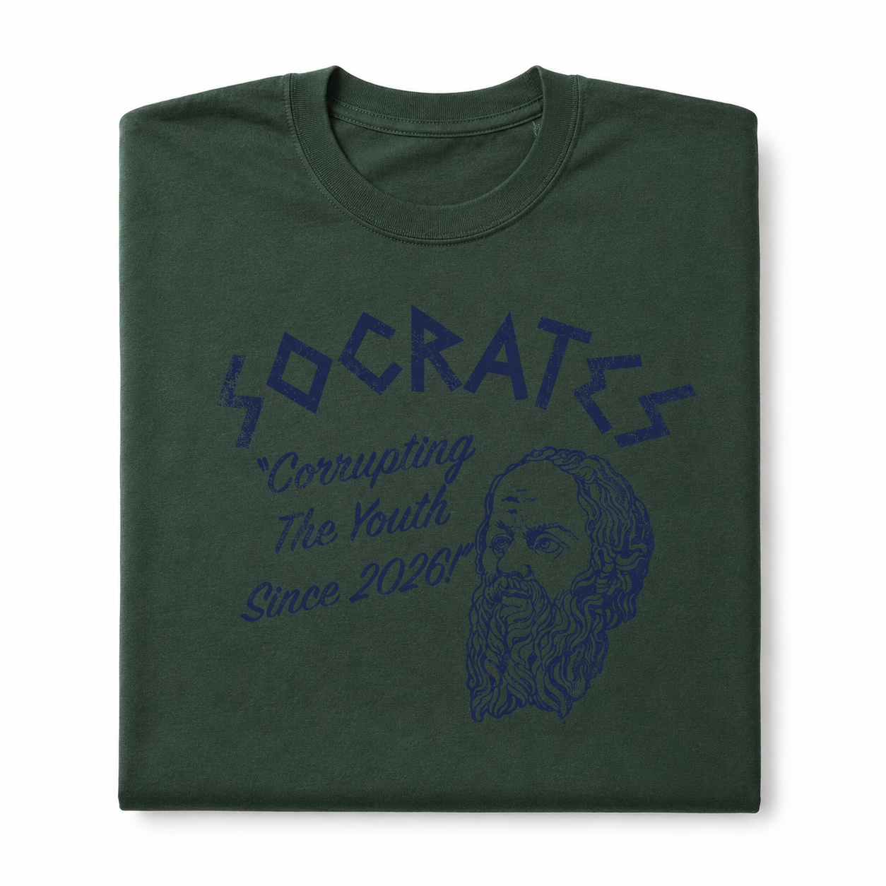 Men's Funny Socrates T-Shirt Sarcastic Philosophy Graphic Novelty Tee