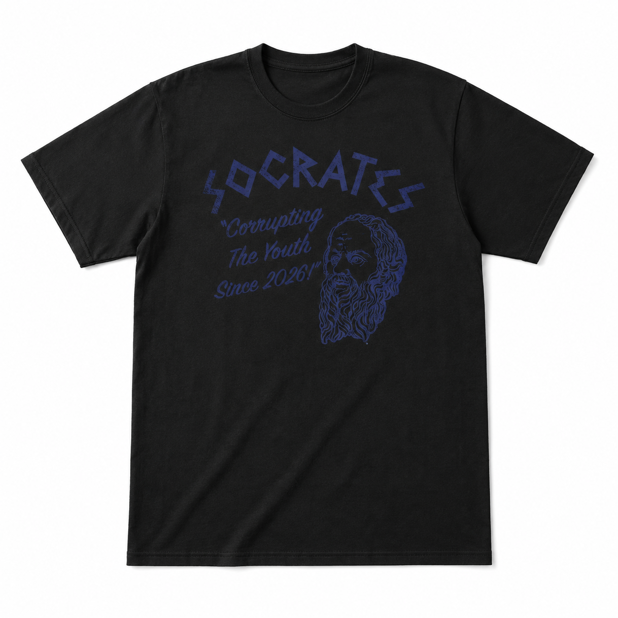 Men's Funny Socrates T-Shirt Sarcastic Philosophy Graphic Novelty Tee