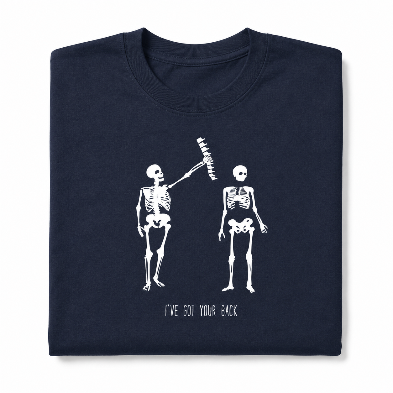 Men's Got Your Back Funny Skeleton T-Shirt Halloween Best Friend Graphic Tee