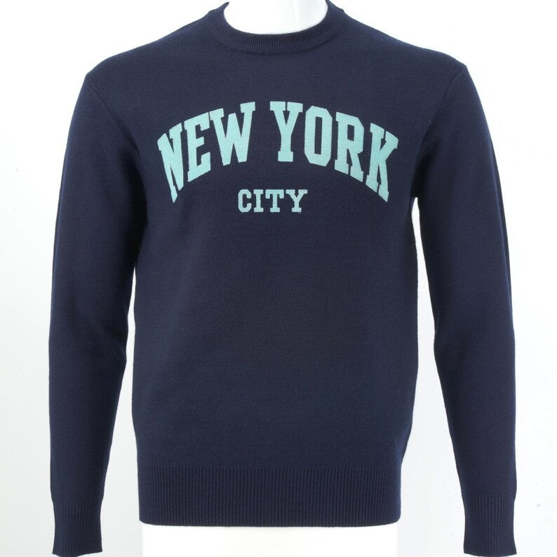 New York City Crewneck Sweatshirt, Unisex Streetwear Pullover Sweater