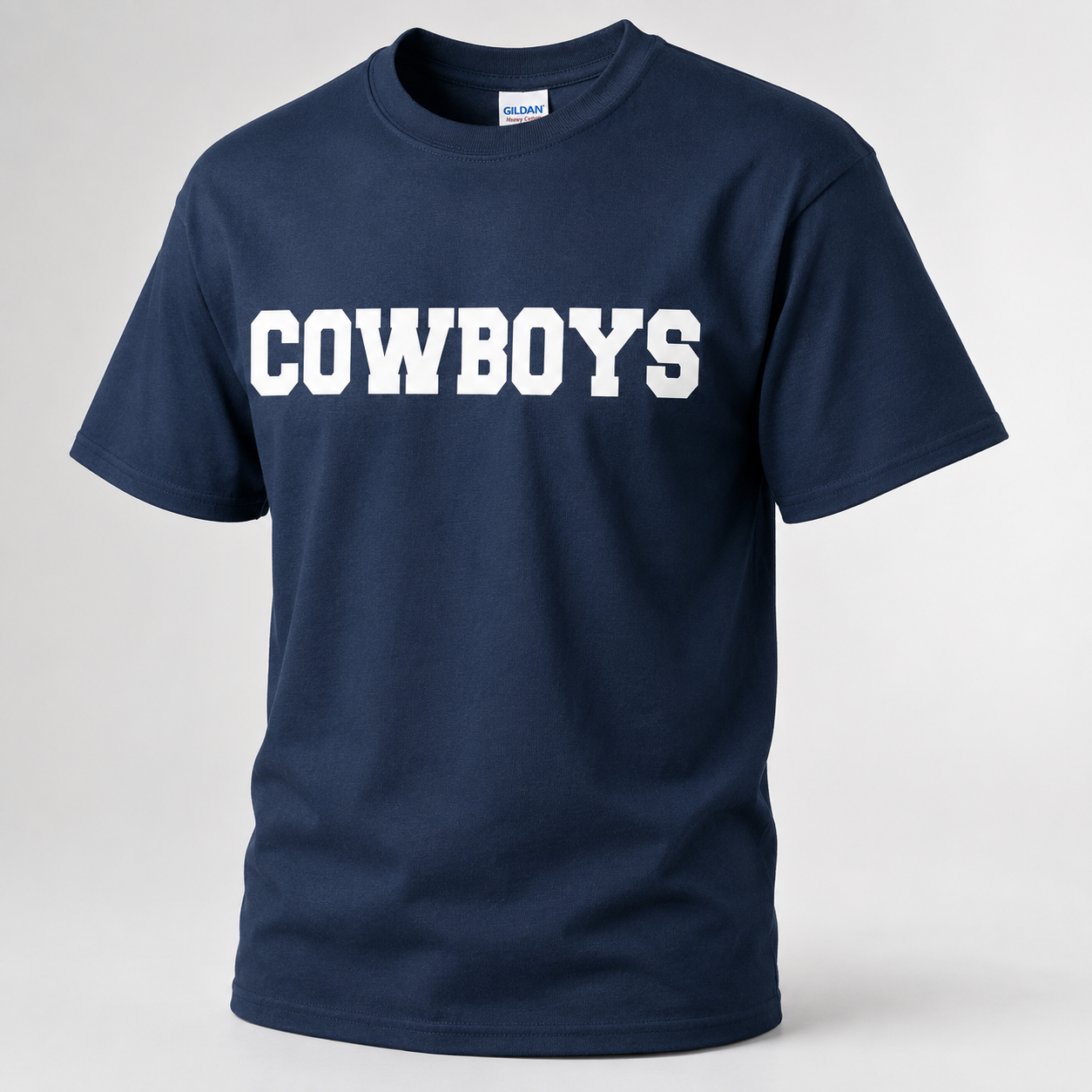 Custom Cowboys Name & Number T-Shirt Personalized Football Jersey Tee S-5XL