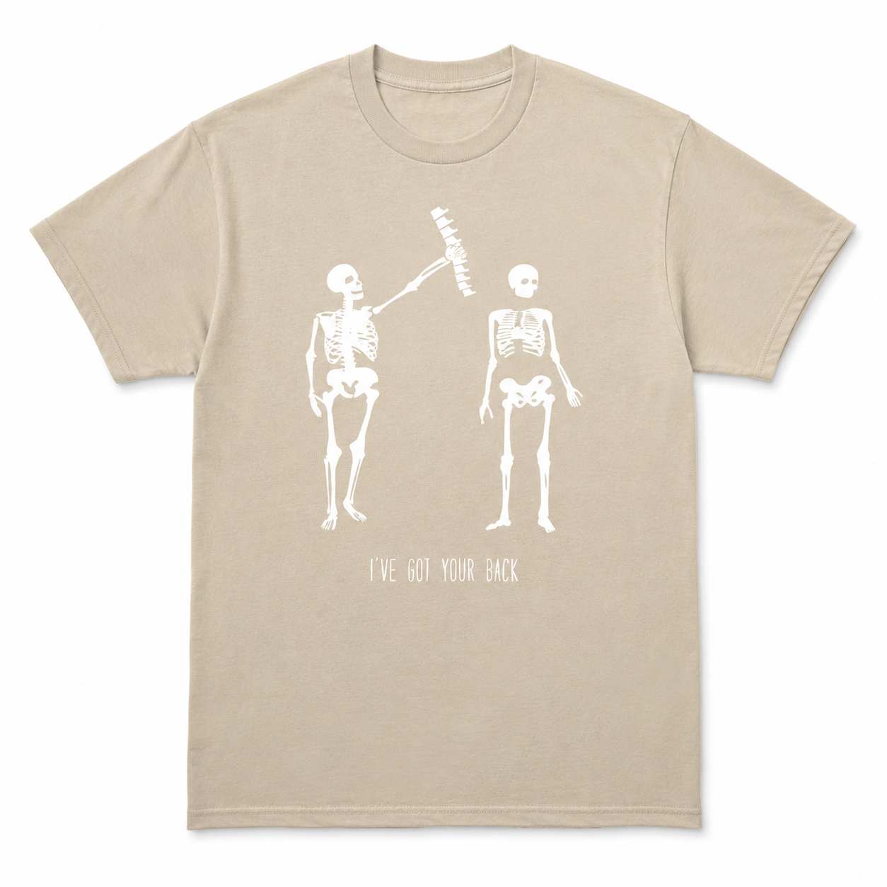 Men's Got Your Back Funny Skeleton T-Shirt Halloween Best Friend Graphic Tee