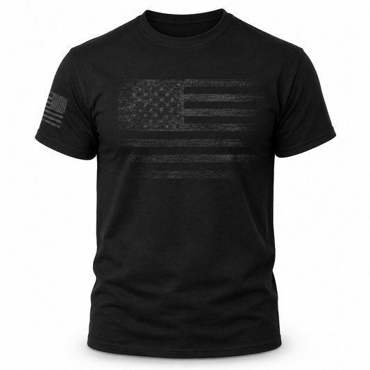 USA Distressed Flag T-Shirt Patriotic American Flag Graphic Tee Men's S-5XL