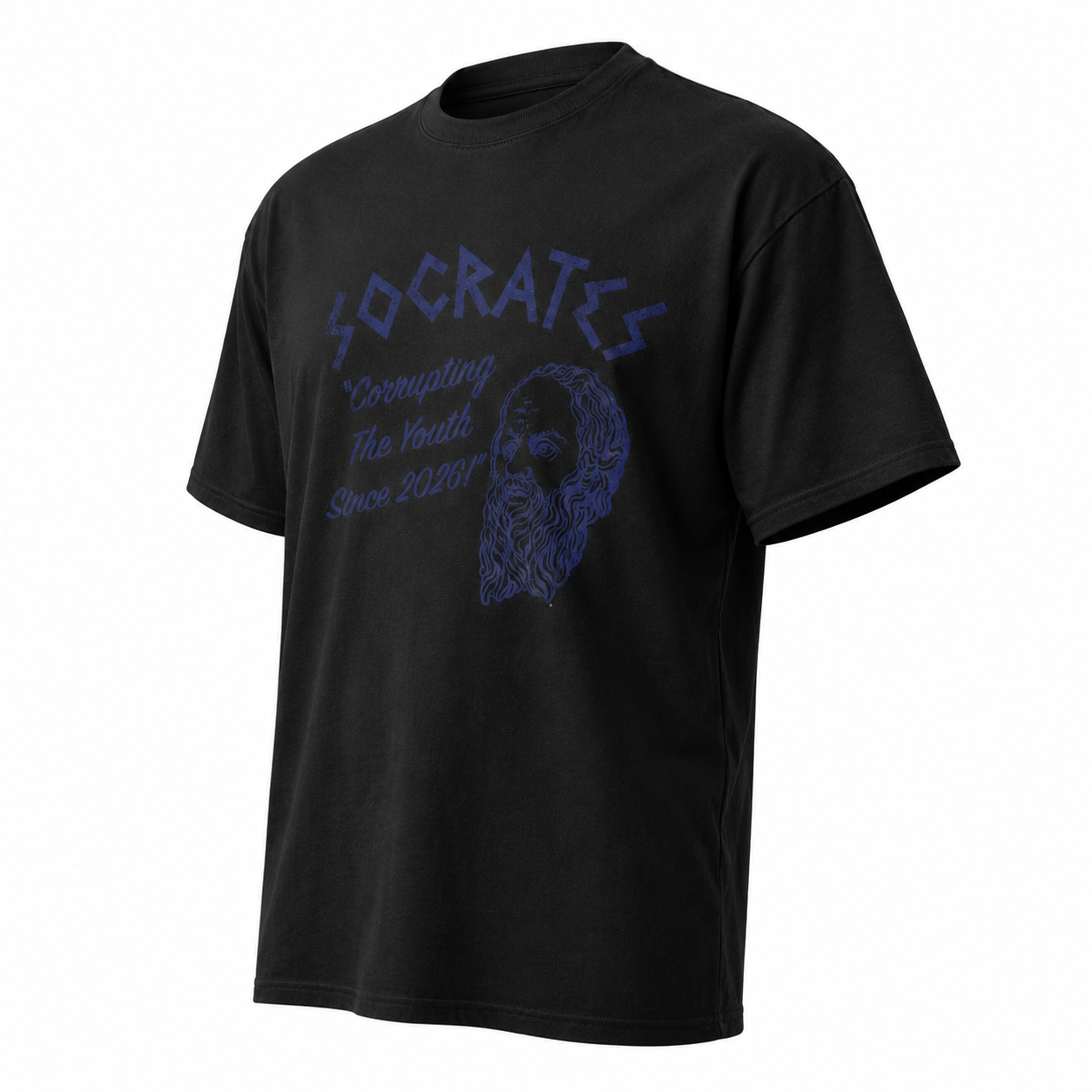 Men's Funny Socrates T-Shirt Sarcastic Philosophy Graphic Novelty Tee