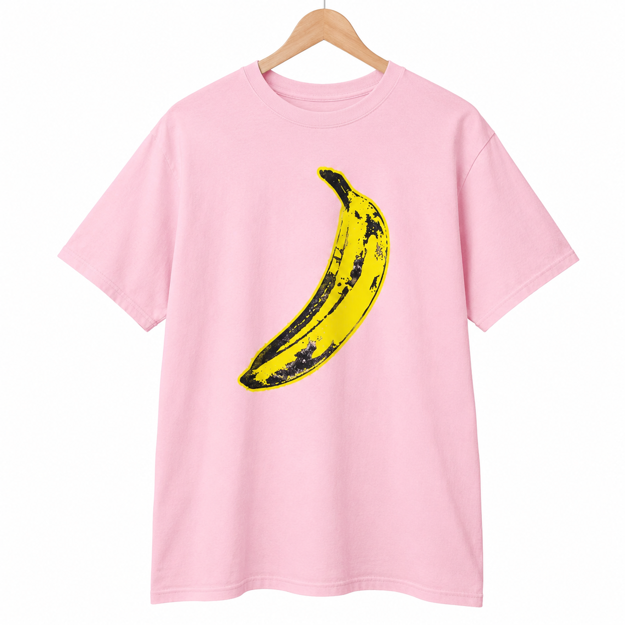 Retro Pop Art Banana Graphic T-Shirt Vintage 60s Art Design Unisex Tee S-2XL