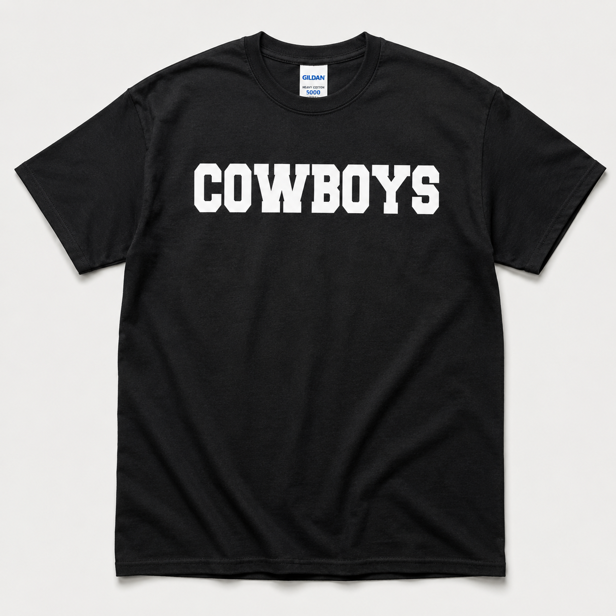 Custom Cowboys Name & Number T-Shirt Personalized Football Jersey Tee S-5XL