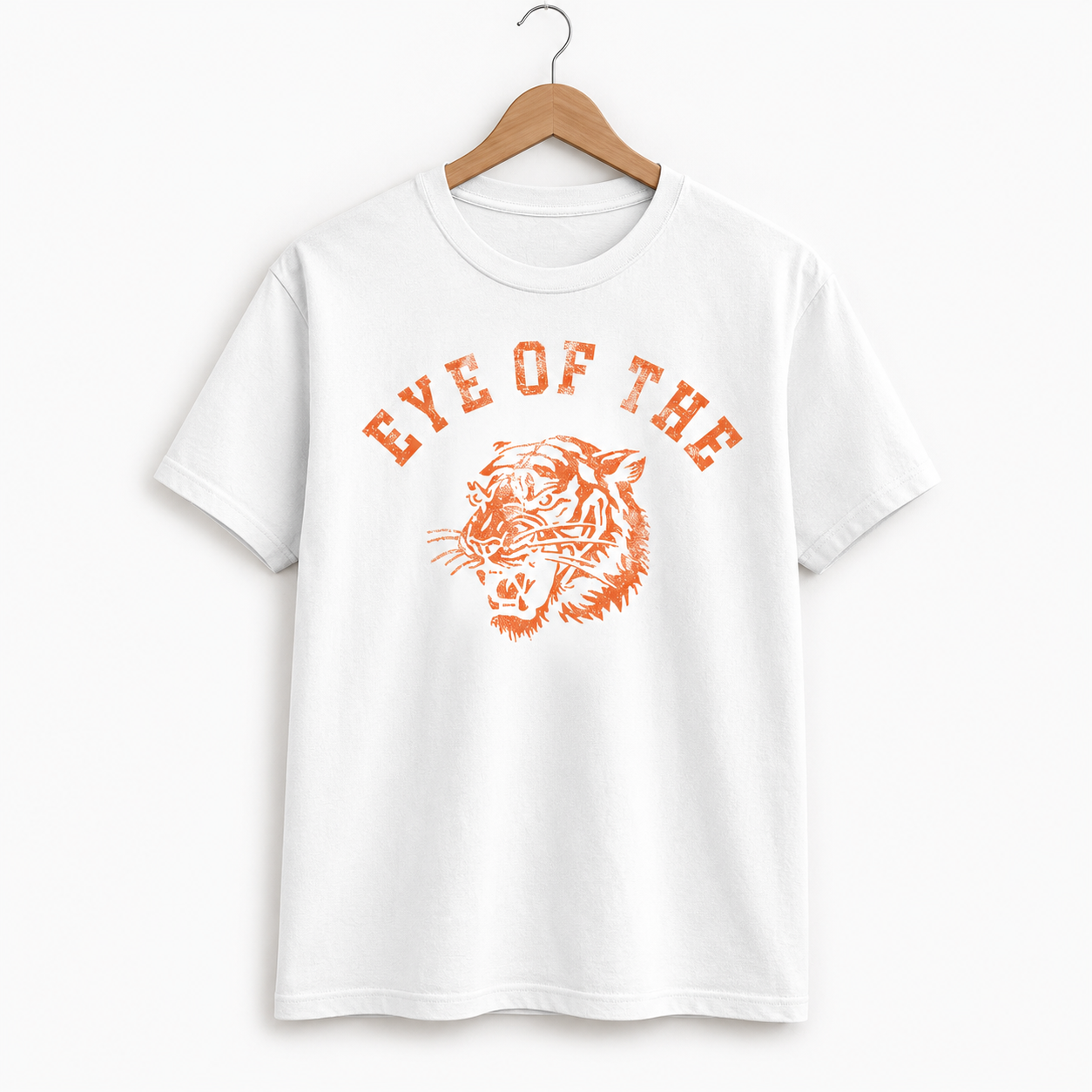 Eye of the Tiger Funny T-Shirt for Men Sarcastic Graphic Novelty Joke Tee