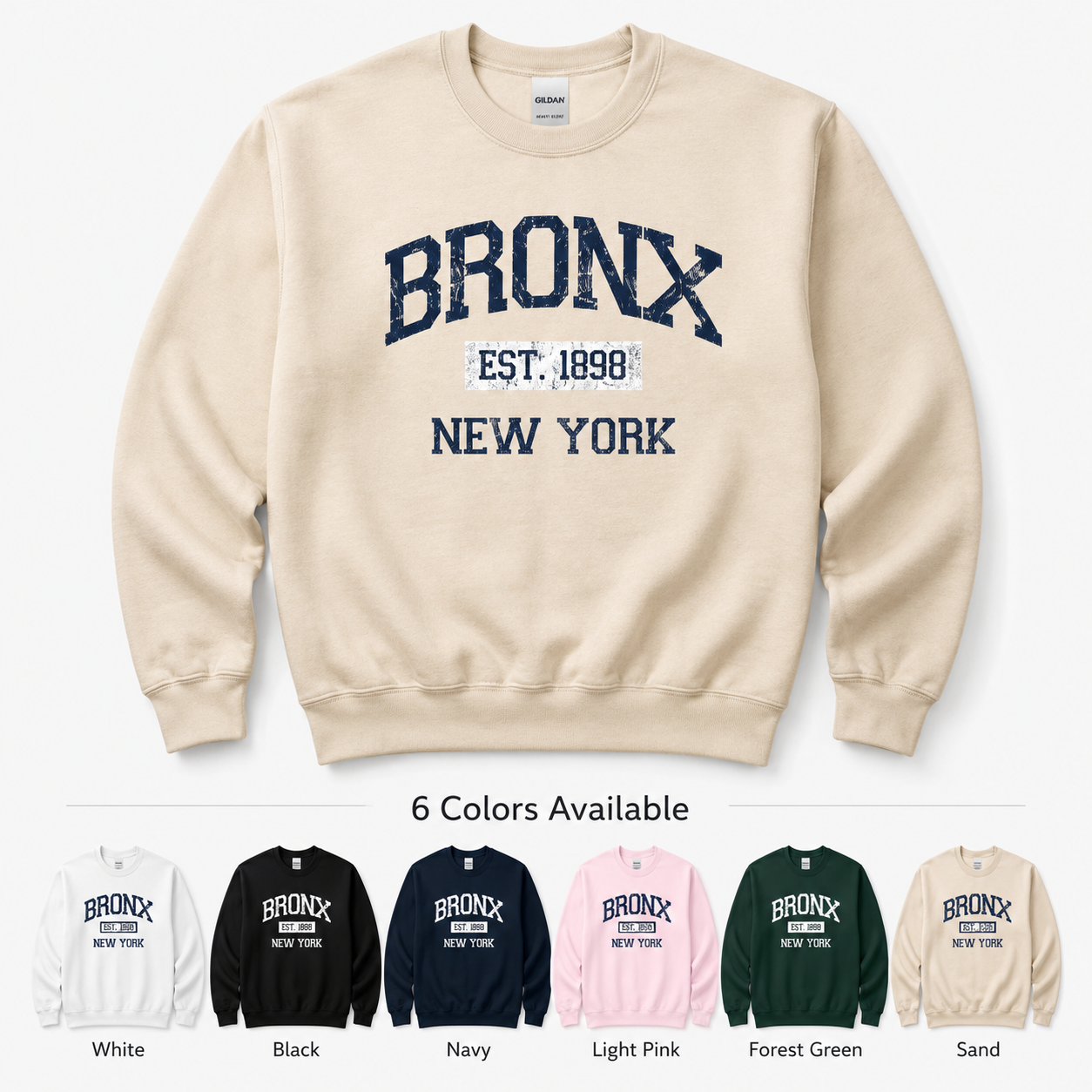 Bronx Est. 1898 Vintage Men's T-Shirt, Sweatshirt, Hoodie at wholesale price