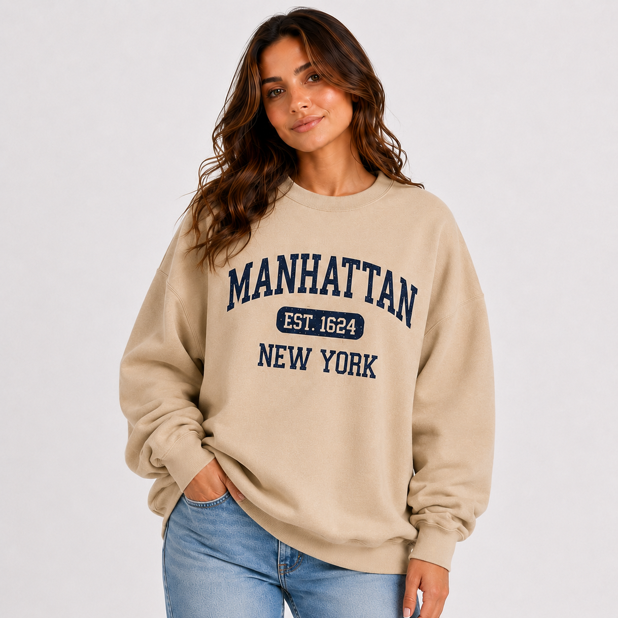 Manhattan Est. 1624 Men's T-Shirt, Sweatshirt, Hoodie at wholesale price