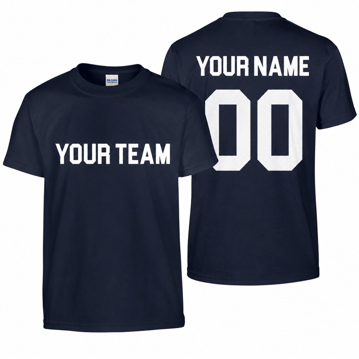 Custom Team Name & Number T-Shirt Personalized Baseball Football Softball Jersey