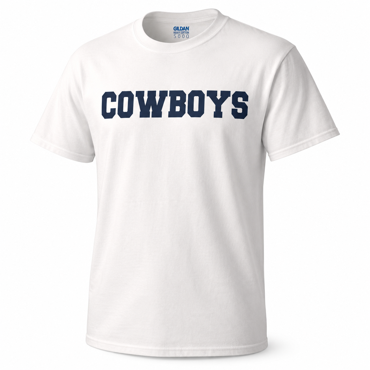 Custom Cowboys Name & Number T-Shirt Personalized Football Jersey Tee S-5XL