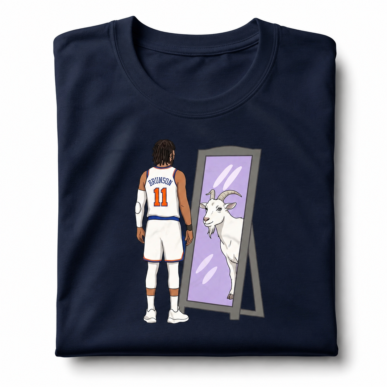 New York Basketball Fan T-Shirt Royal Blue Graphic Tee Men's Unisex S-5XL