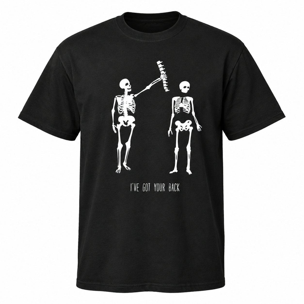 Men's Got Your Back Funny Skeleton T-Shirt Halloween Best Friend Graphic Tee