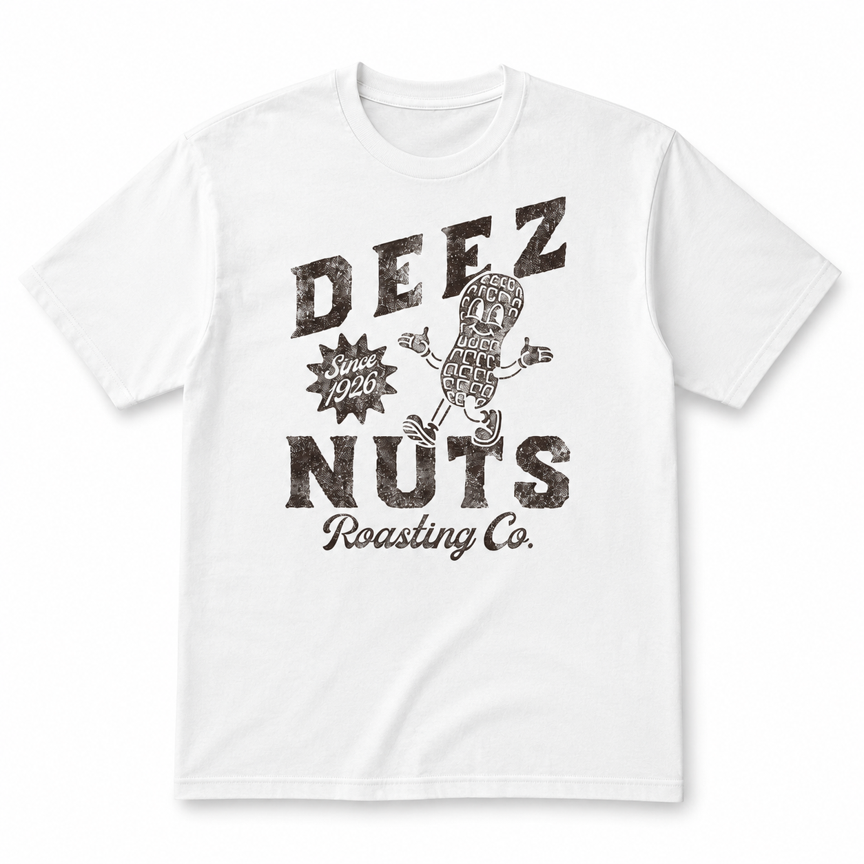 Men's Funny Deez Nuts Roasting Co T-Shirt Sarcastic Novelty Humor Tee