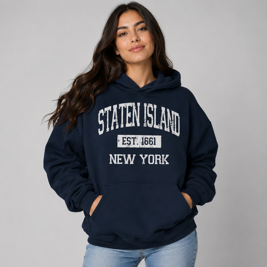 Staten island Est. 1661 Men's T-Shirt, Sweatshirt, Hoodie at wholesale price