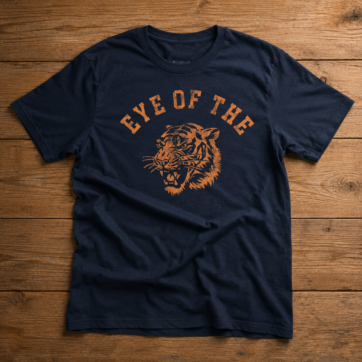 Eye of the Tiger Funny T-Shirt for Men Sarcastic Graphic Novelty Joke Tee
