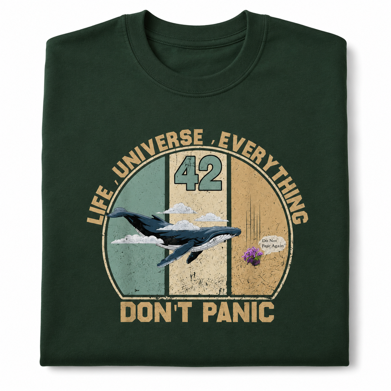 42 Universe Science T-Shirt Funny Space Nerd Graphic Tee Men's S-5XL