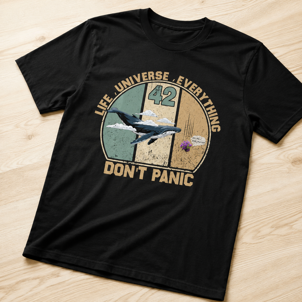 42 Universe Science T-Shirt Funny Space Nerd Graphic Tee Men's S-5XL