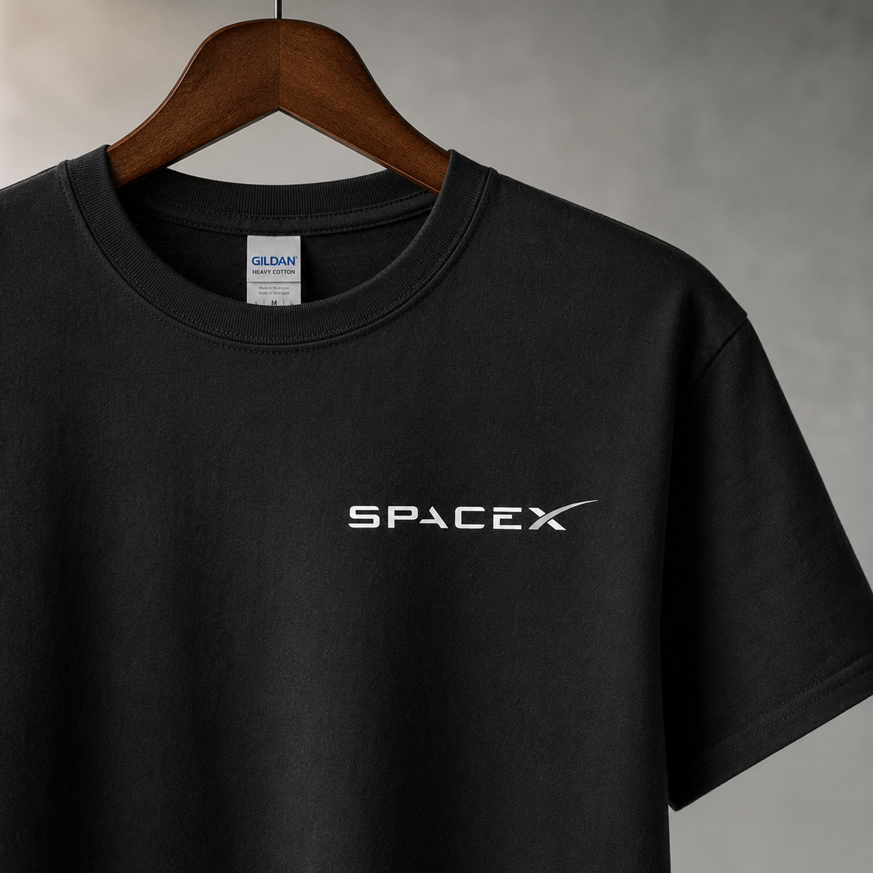 SpaceX Outer Space T-Shirt Men's Graphic Crew Neck Cotton Tee S-5XL