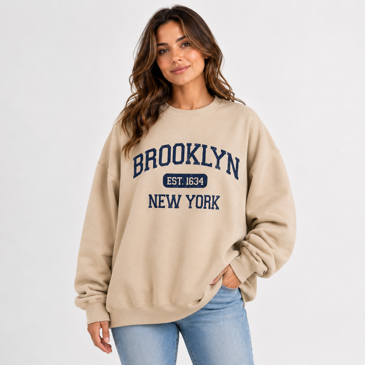 Brooklyn Est. 1634 Vintage Men's T-Shirt, Sweatshirt, Hoodie wholesale & retail