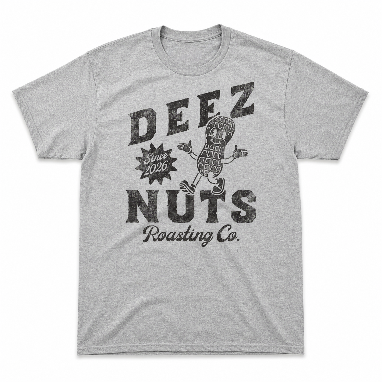 Men's Funny Deez Nuts Roasting Co T-Shirt Sarcastic Novelty Humor Tee