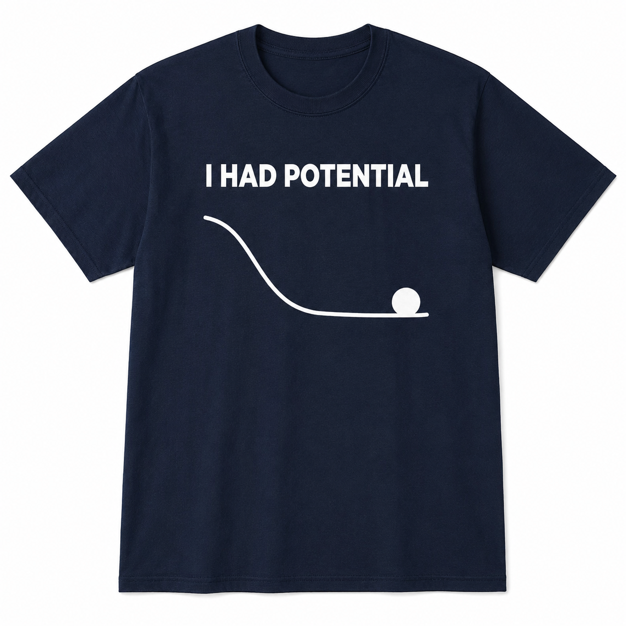 I Had Potential Funny Sarcastic Graphic T-Shirt