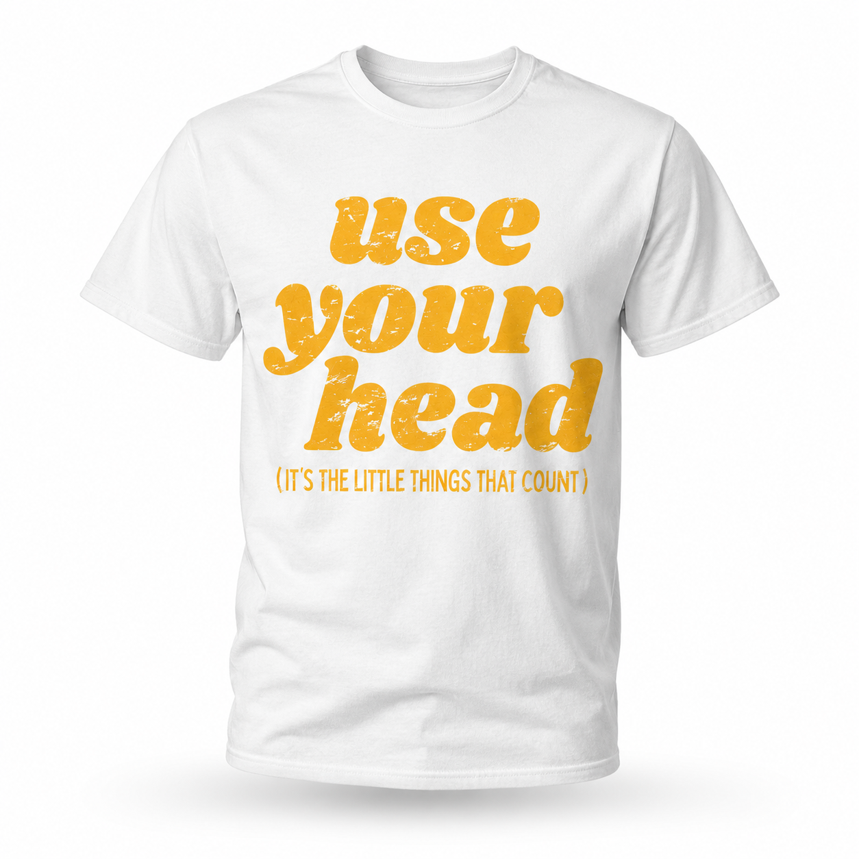 Use Your Head Funny T-Shirt for Men Sarcastic Graphic Novelty Tee Gift