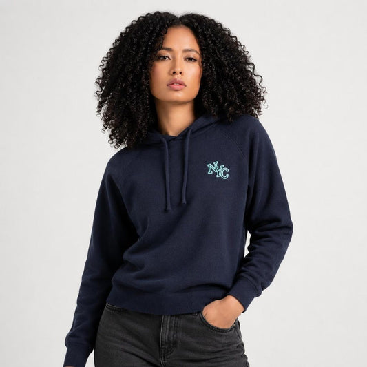 New York City Embroidered Pullover Hoodie, Fleece Sweatshirt, Unisex Streetwear