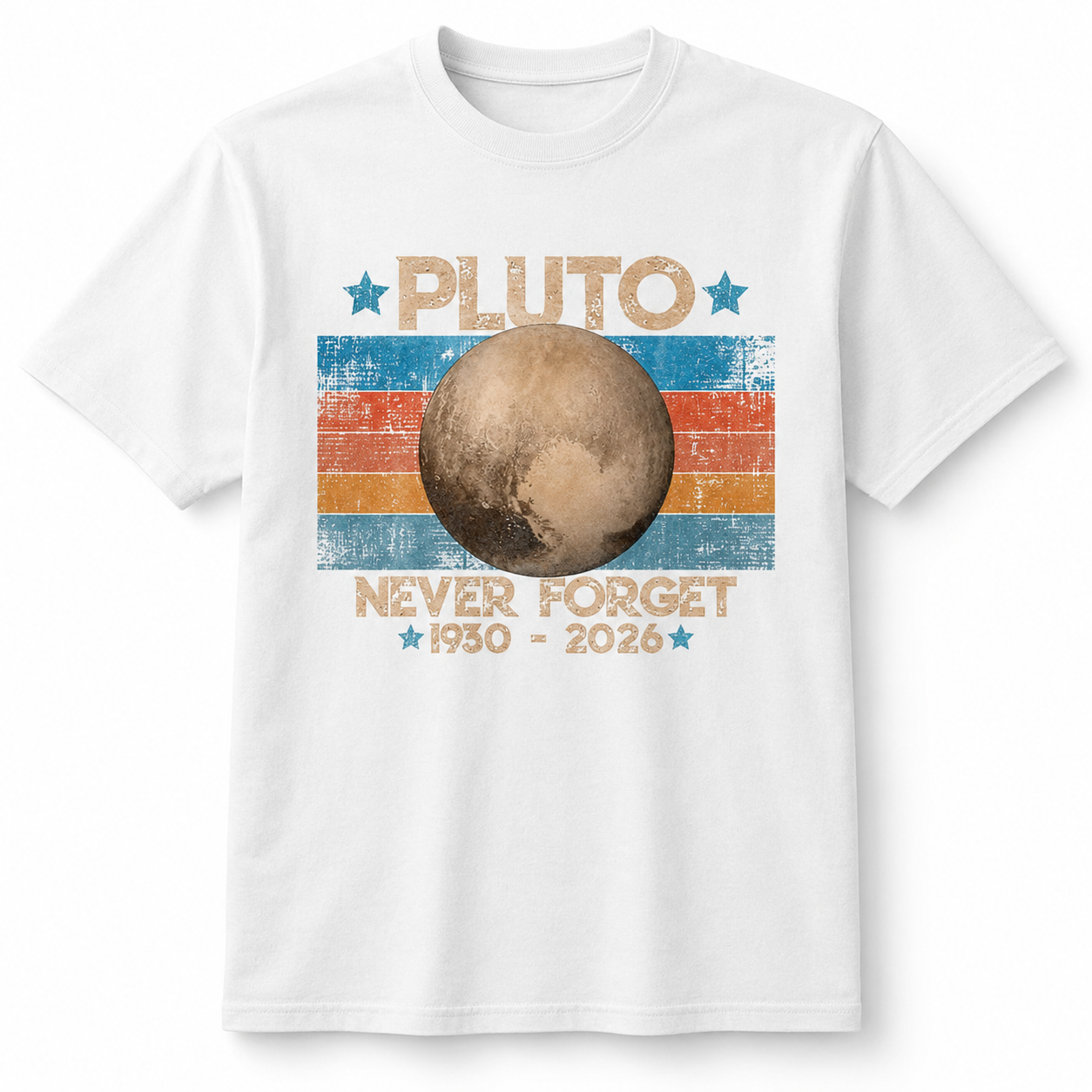 Retro Astronomy Space T-Shirt Vintage Solar System Graphic Tee Men's S-5XL