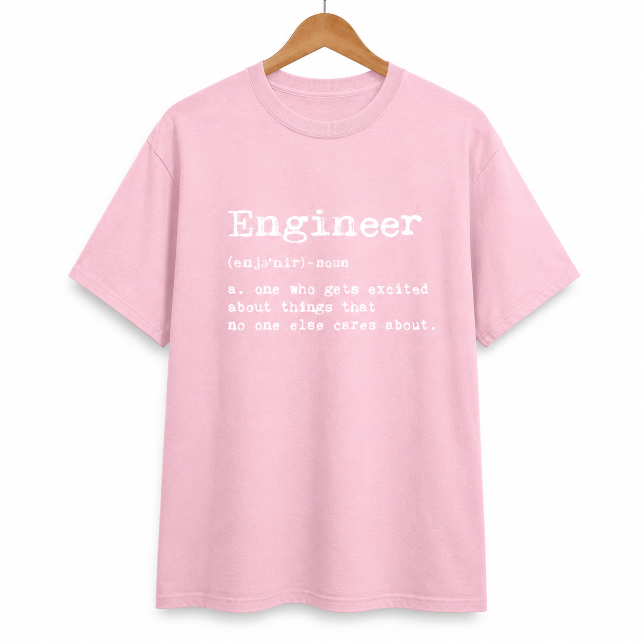 Men's Engineer Definition T-Shirt Funny Sarcastic Science Graphic Tee