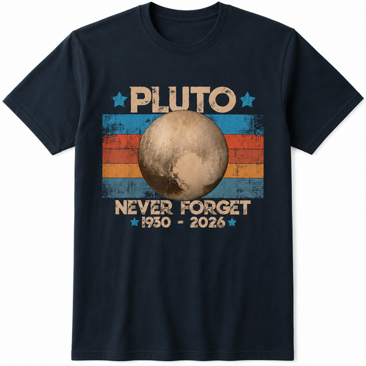 Retro Astronomy Space T-Shirt Vintage Solar System Graphic Tee Men's S-5XL