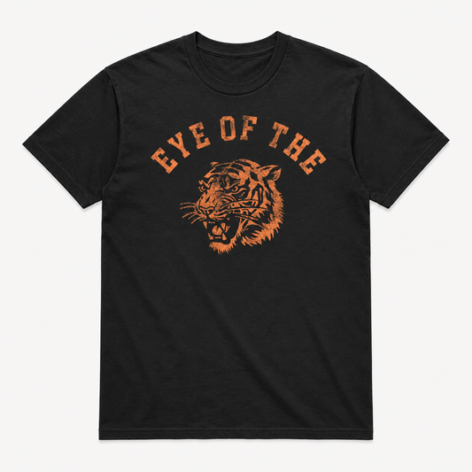 Eye of the Tiger Funny T-Shirt for Men Sarcastic Graphic Novelty Joke Tee