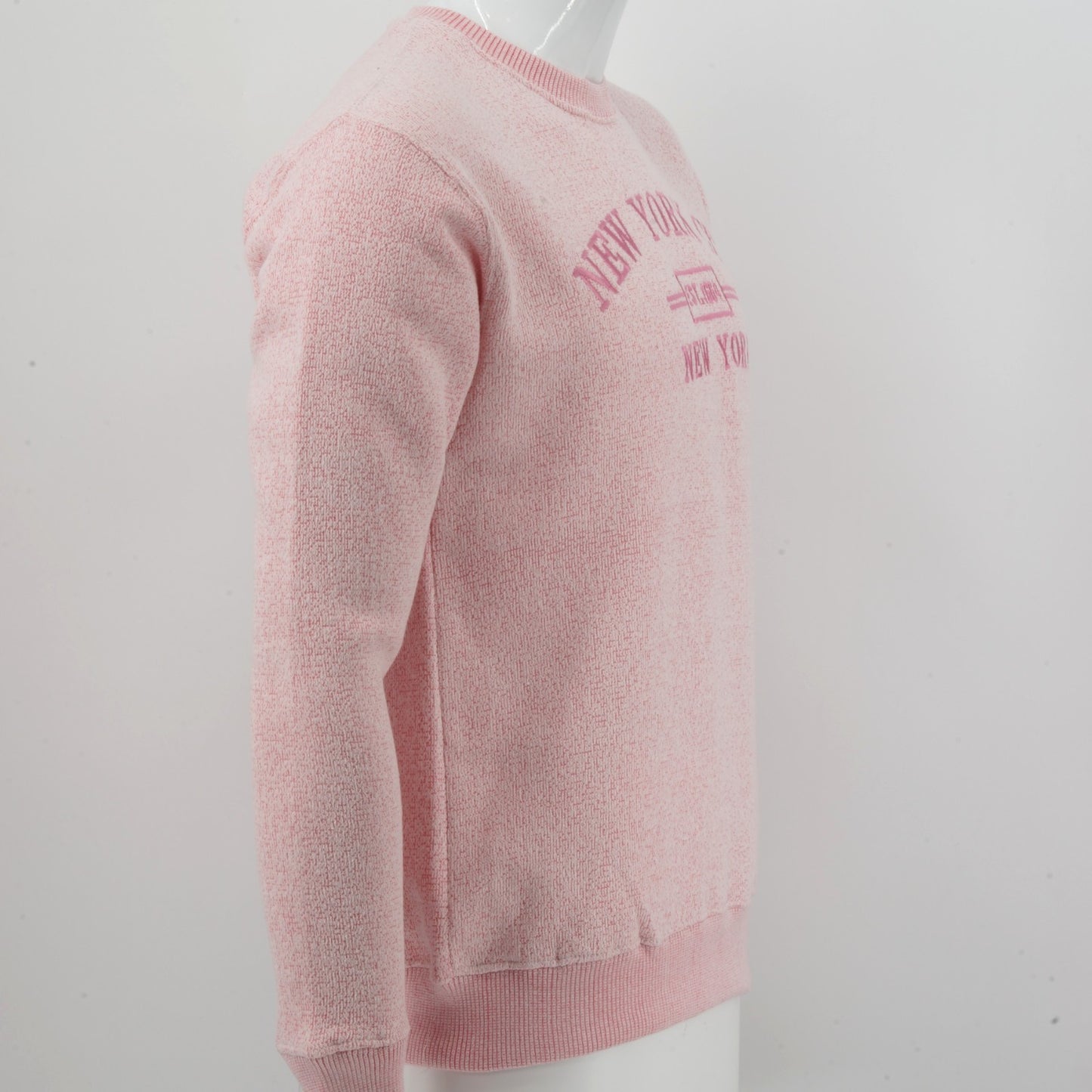 New York City Embroidered Crewneck Sweatshirt, Minimalist NYC Souvenir Pullover