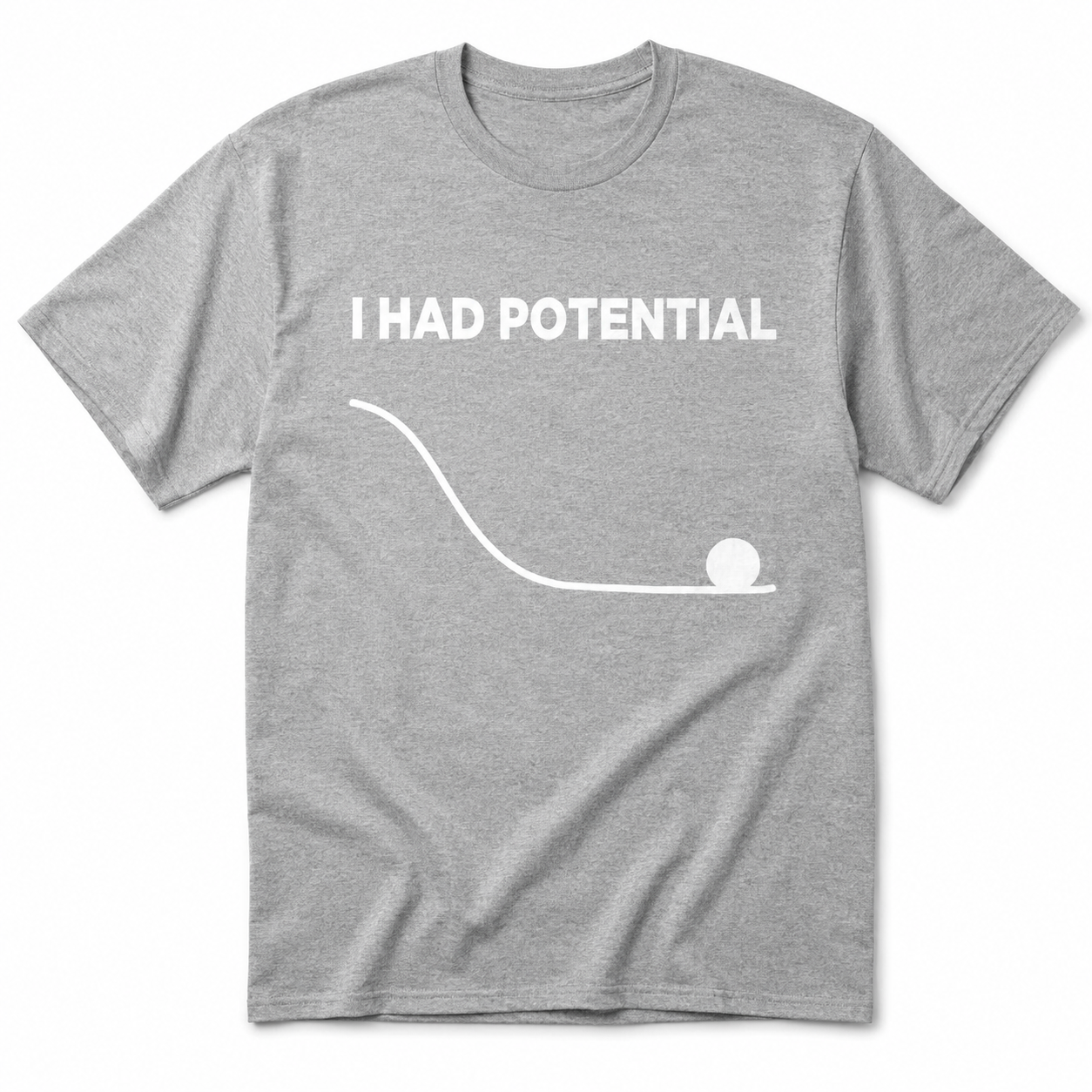 I Had Potential Funny Sarcastic Graphic T-Shirt