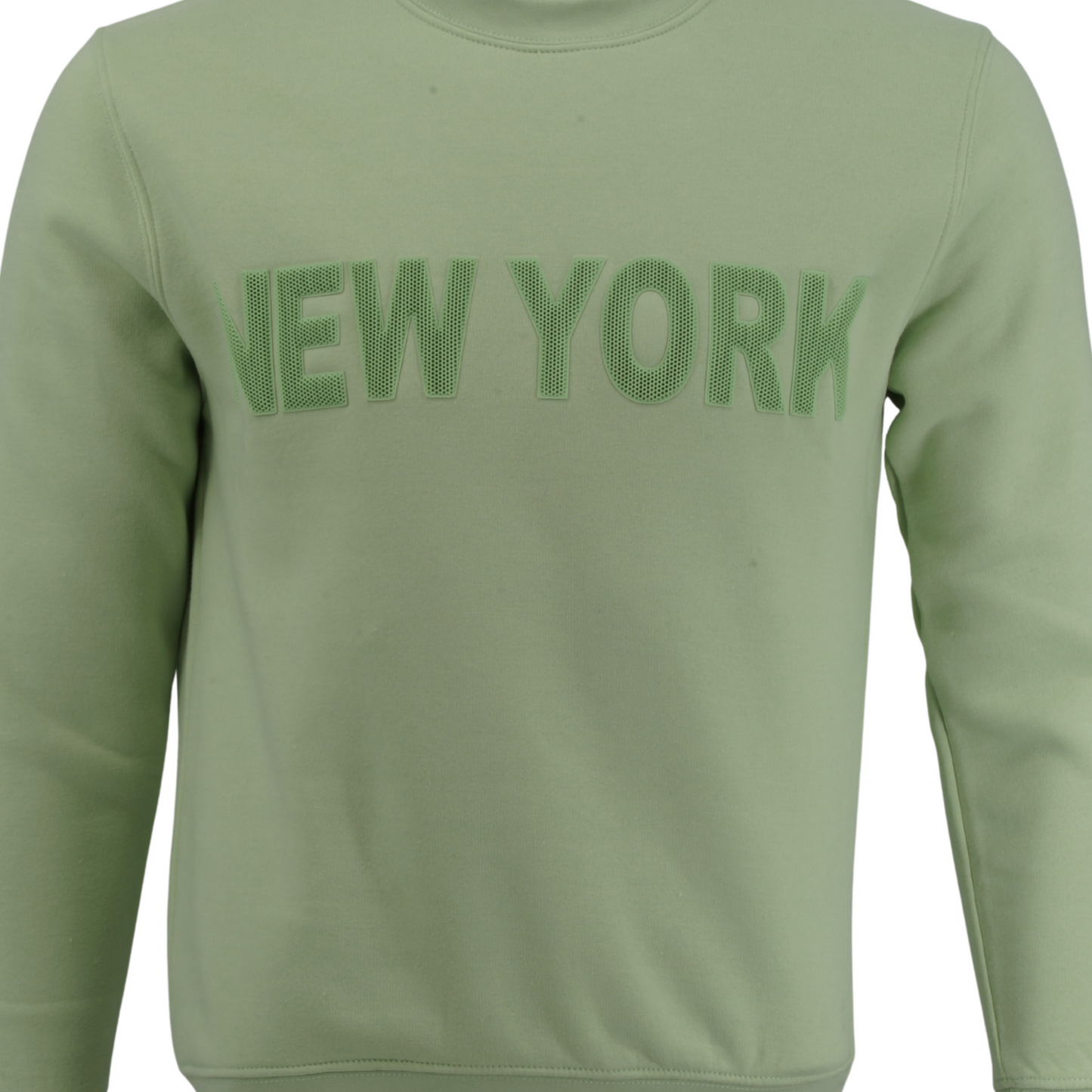New York Mens Raised rubber Sweatshirt, NYC Crewneck Pullover, Unisex Streetwear