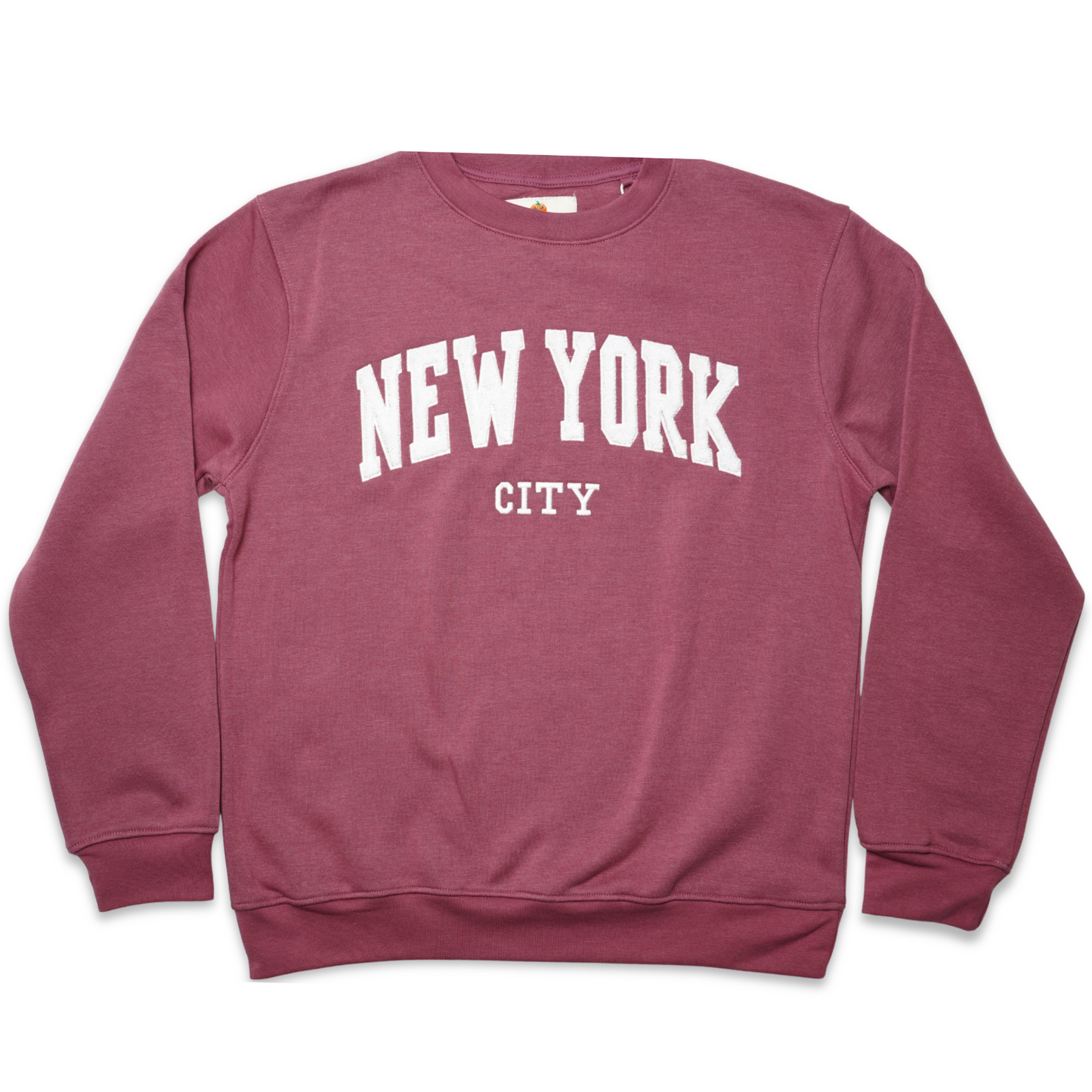 New York City Chenille Varsity Sweatshirt, Unisex College Style Pullover