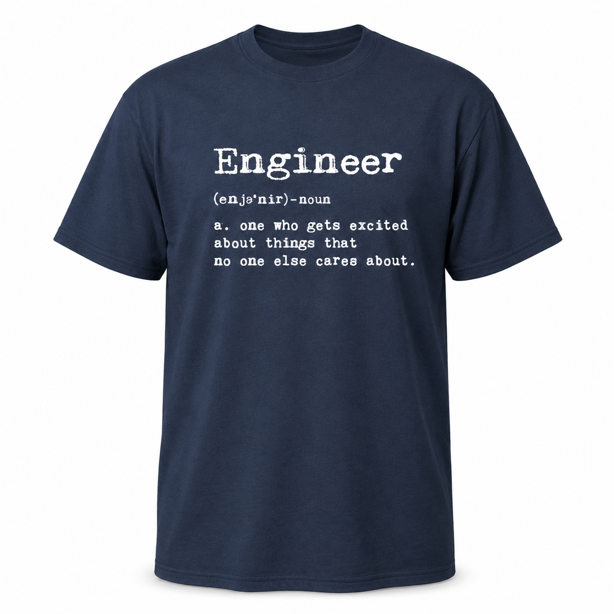 Men's Engineer Definition T-Shirt Funny Sarcastic Science Graphic Tee
