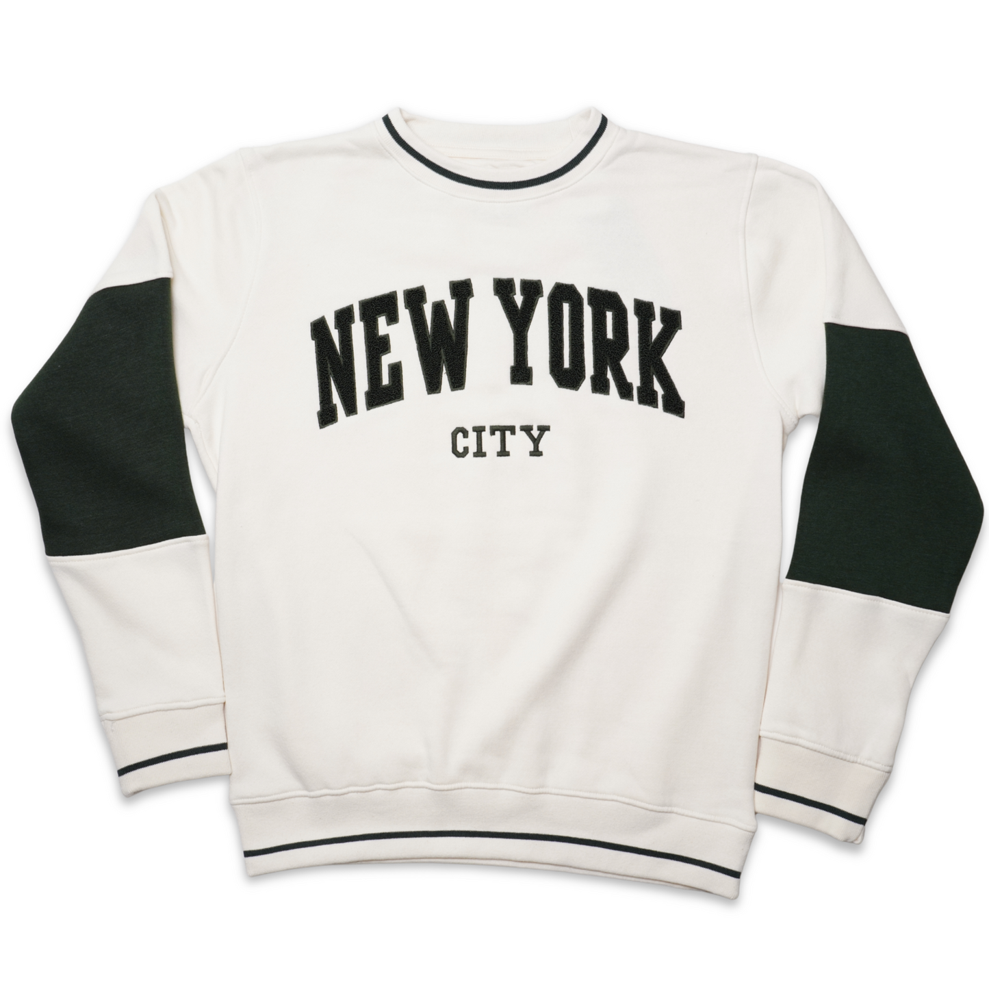 New York City Chenille Varsity Sweatshirt, Unisex College Style Pullover