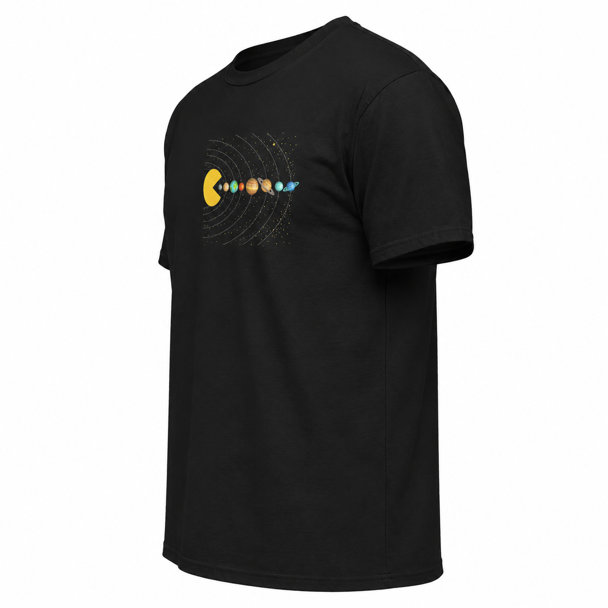 Solar System Astronomy T-Shirt Funny Space Gamer Graphic Tee Men's S-5XL