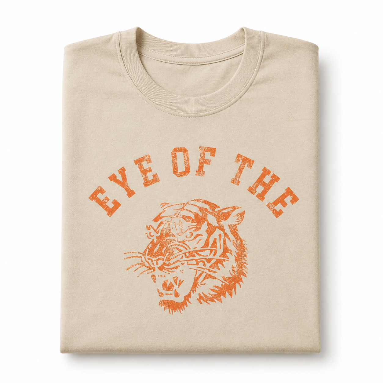 Eye of the Tiger Funny T-Shirt for Men Sarcastic Graphic Novelty Joke Tee