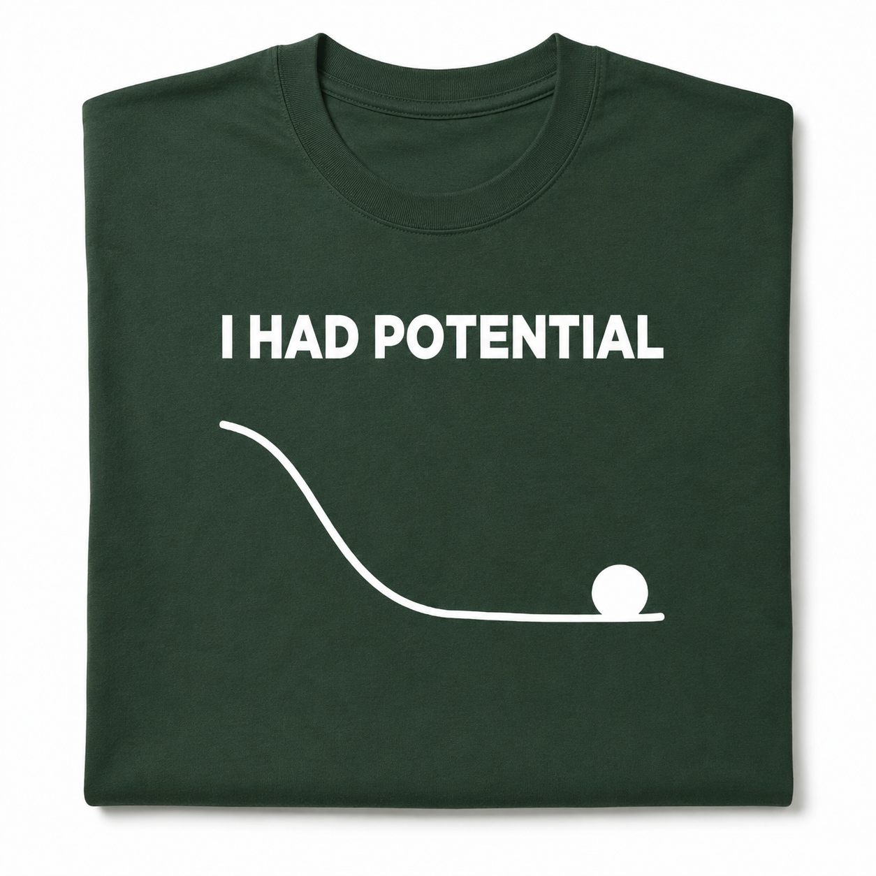I Had Potential Funny Sarcastic Graphic T-Shirt