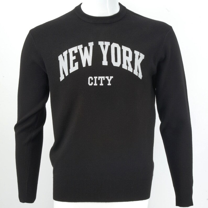 New York City Crewneck Sweatshirt, Unisex Streetwear Pullover Sweater