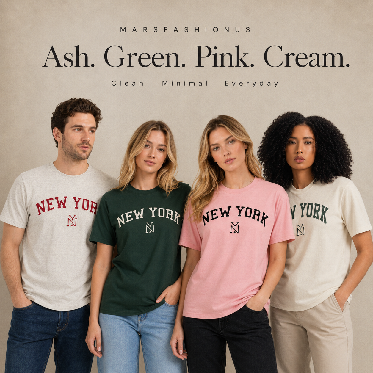 New York Puff Print T-Shirt, Unisex Cotton Blend, NYC Souvenir Tee